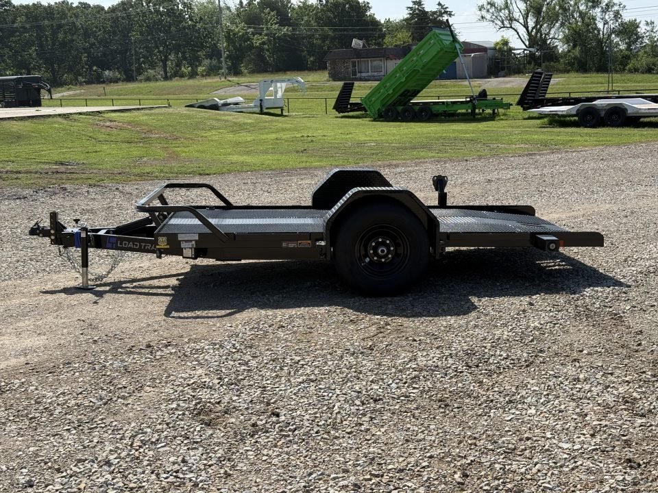 2026 Load Trail SH 77X12 / STEEL FLOOR / BRAKE AXLE / D-RINGS Scissor Hauler Equipment Trailer
