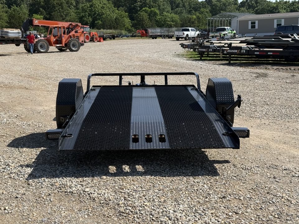 2026 Load Trail SH 77X12 / STEEL FLOOR / BRAKE AXLE / D-RINGS Scissor Hauler Equipment Trailer
