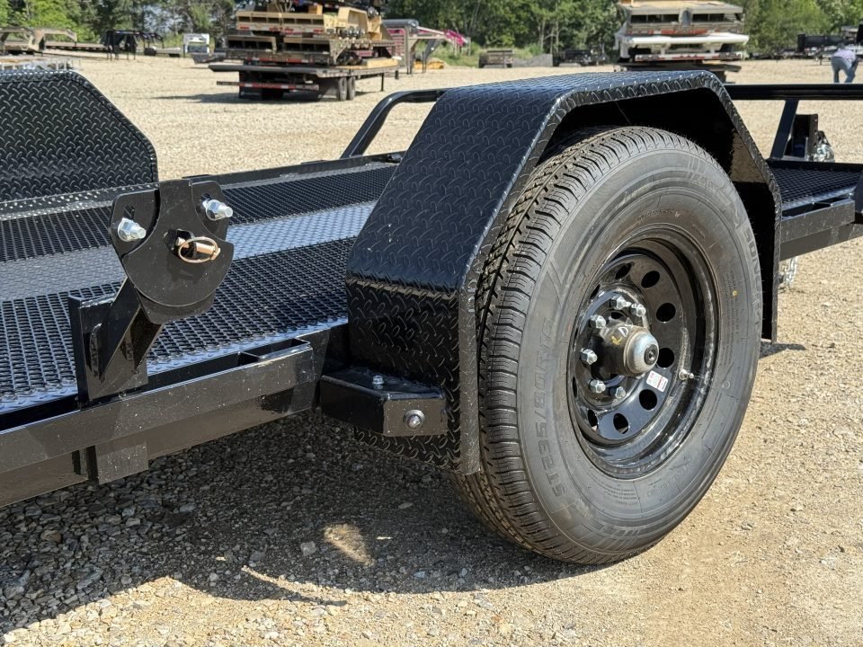 2026 Load Trail SH 77X12 / STEEL FLOOR / BRAKE AXLE / D-RINGS Scissor Hauler Equipment Trailer
