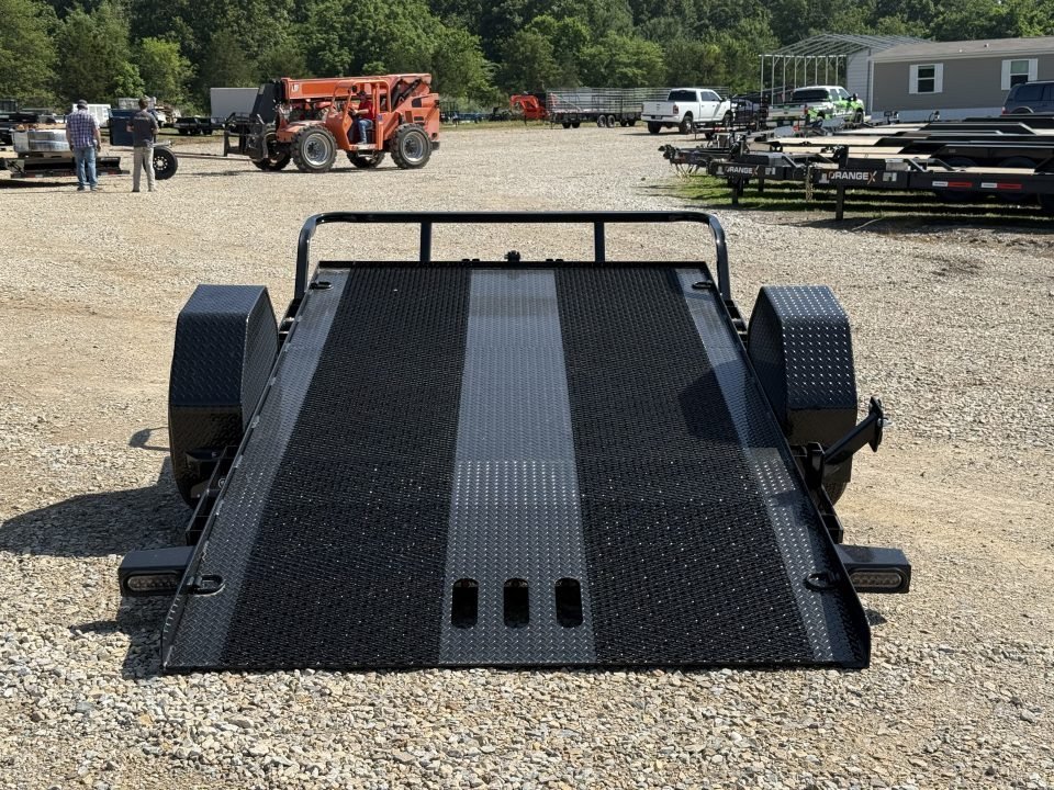 2026 Load Trail SH 77X12 / STEEL FLOOR / BRAKE AXLE / D-RINGS Scissor Hauler Equipment Trailer
