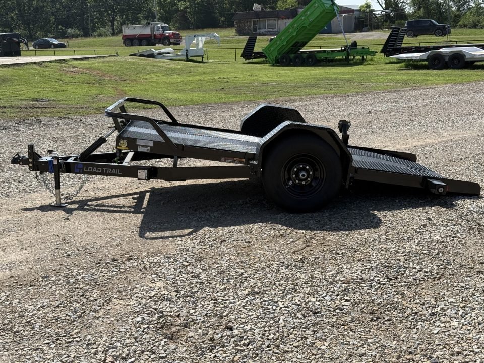 2026 Load Trail SH 77X12 / STEEL FLOOR / BRAKE AXLE / D-RINGS Scissor Hauler Equipment Trailer