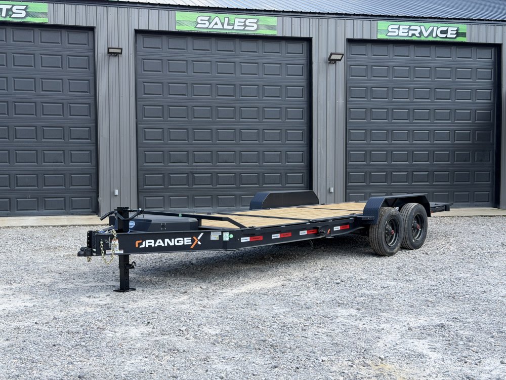 83X22 ORANGE X BY RAWMAXX / TILT / TOOLBOX / 18 PLY / I-BEAM FRAME / 20K GVWR /