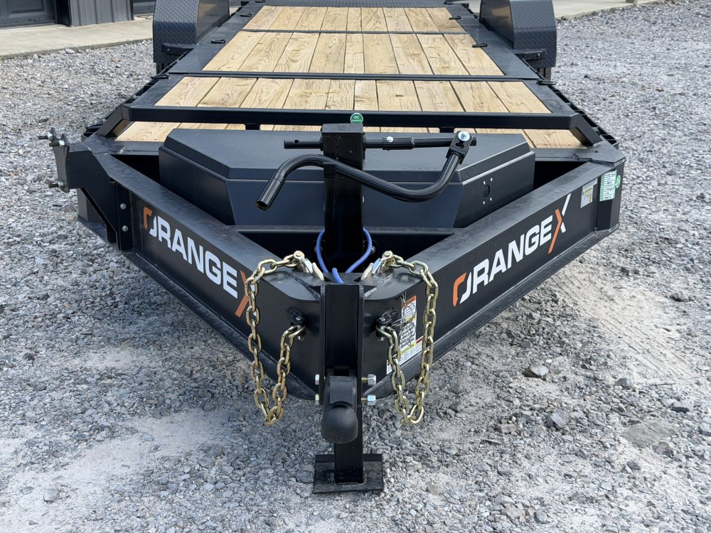 83X22 ORANGE X BY RAWMAXX / TILT / TOOLBOX / 18 PLY / I-BEAM FRAME / 20K GVWR /