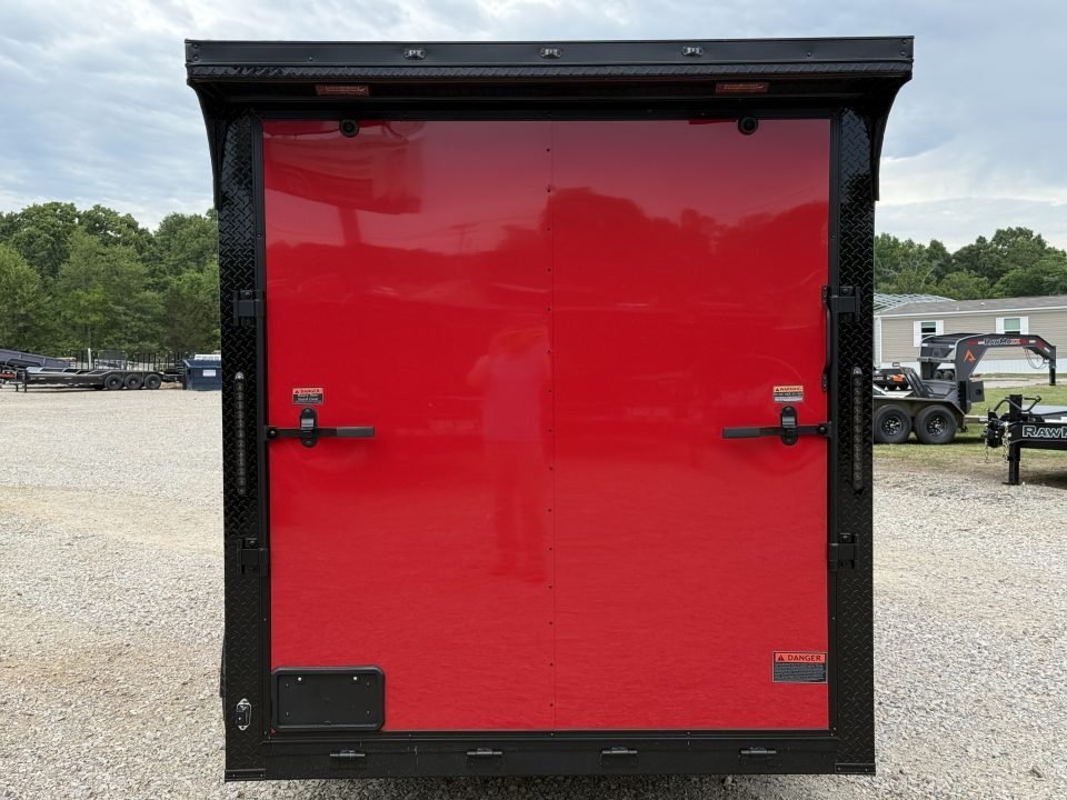 2026 PowerLine Cargo 7x16 TA / .080 POLYCORE / REAR SPOILER WING WITH LIGHTS / 7K GVWR Cargo / Enclo