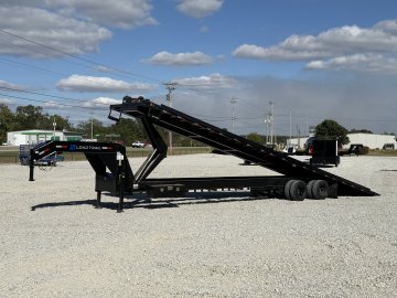 2027 LOAD TRAIL GT 102X40 GOOSENECK FULL TILT W/14 PLYS, HYDRAULIC JACKS, 18K WINCH, AND WIRELESS REMOTE 25.9K GVWR TILT TRAILER