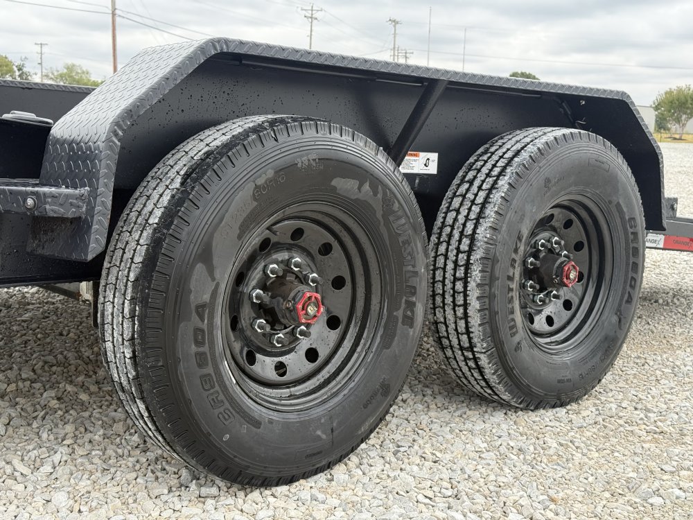 2027 RAWMAXX ORANGE X 83X20 TILT W/8K TORSION AXLES AND 14 PLYS 16K GVWR EQUIPMENT TILT TRAILER