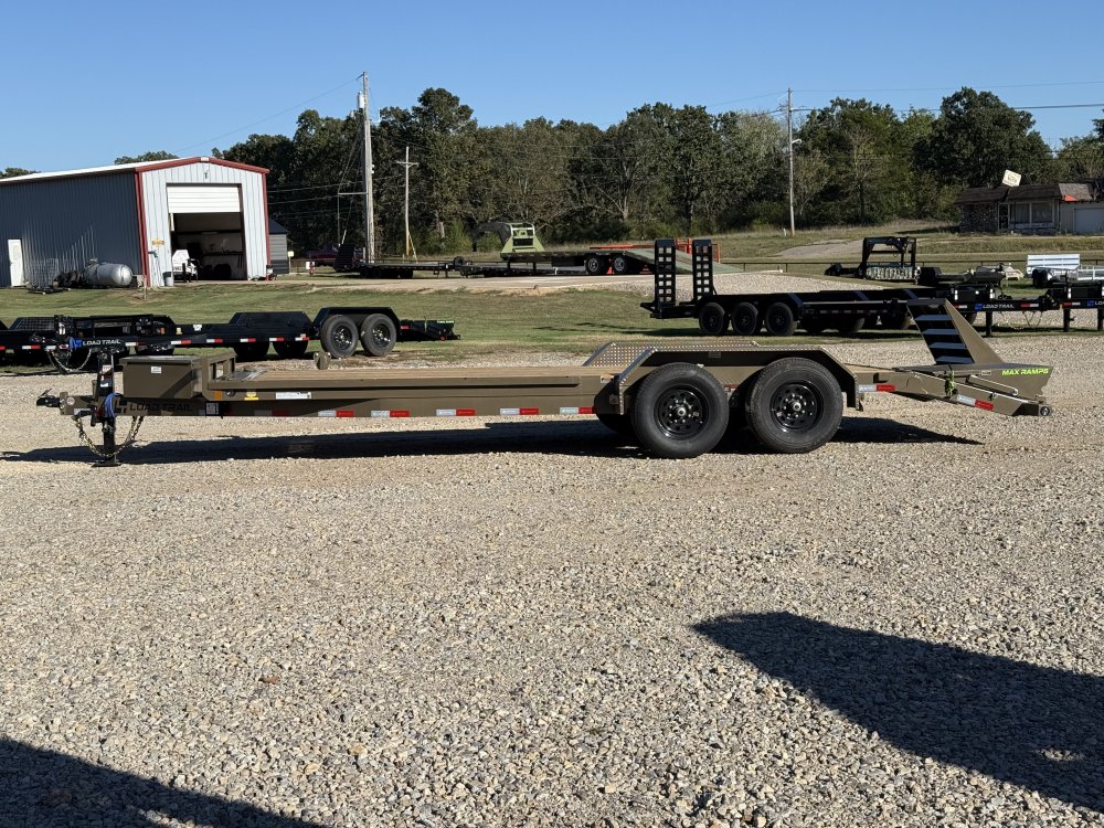 2027 83X22 CH LOAD TRAIL / MAX RAMPS / WINCH PLATE / TOOLBOX / 14K GVWR / EQUIPMENT TRAILER