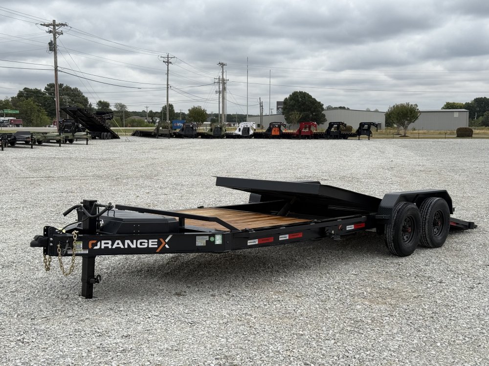 2027 RAWMAXX ORANGE X 83X20 TILT W/8K TORSION AXLES AND 14 PLYS 16K GVWR EQUIPMENT TILT TRAILER