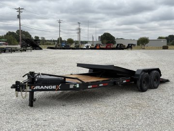 2027 RAWMAXX ORANGE X 83X20 TILT W/8K TORSION AXLES AND 14 PLYS 16K GVWR EQUIPMENT TILT TRAILER