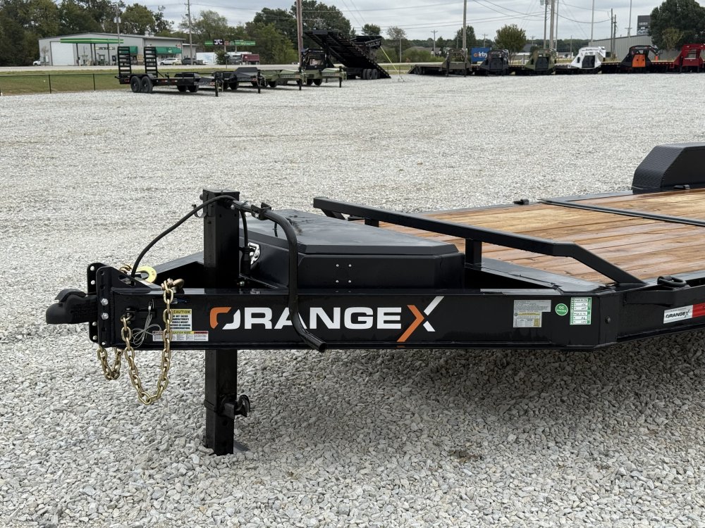 2027 RAWMAXX ORANGE X 83X20 TILT W/8K TORSION AXLES AND 14 PLYS 16K GVWR EQUIPMENT TILT TRAILER