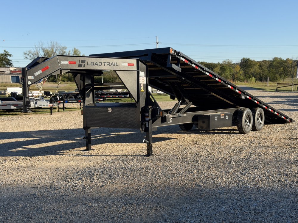 2027 102x28 GE LOAD TRAIL / TILT / 14 PLY / WINCH PLATE / WIRELESS REMOTE / 14K GVWR / GOOSENECK EQU