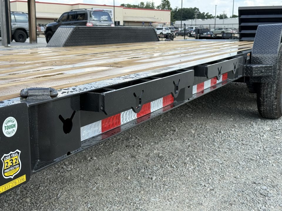 2026 Load Trail CB 83X24 W/8" I-BEAM, MAX RAMPS, CHAIN TIE DOWNS, MAX BOX, AND 3" RUB RAIL 21K GVWR