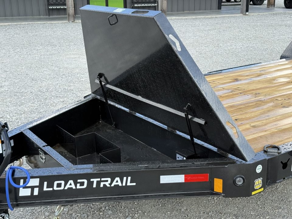2026 Load Trail CB 83X24 W/8" I-BEAM, MAX RAMPS, CHAIN TIE DOWNS, MAX BOX, AND 3" RUB RAIL 21K GVWR