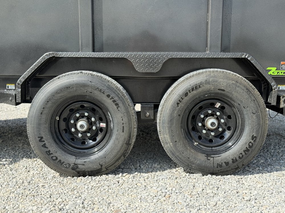 2027 LOAD TRAIL DL 83X14X4 HIGH SIDE TELESCOPIC DUMP W/14 PLYS AND 7 GAUGE FLOOR 14K GVWR