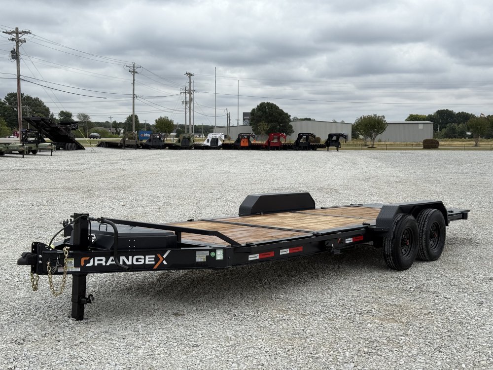 2027 RAWMAXX ORANGE X 83X22 TILT W/8K TORSION AXLES AND 14 PLYS 16K GVWR EQUIPMENT TILT TRAILER