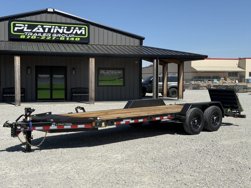 2026 Load Trail CB 83X20 I-BEAM W/MAX RAMPS, 14 PLYS, AND CHAIN TIE DOWNS 14K GVWR Equipment Trailer