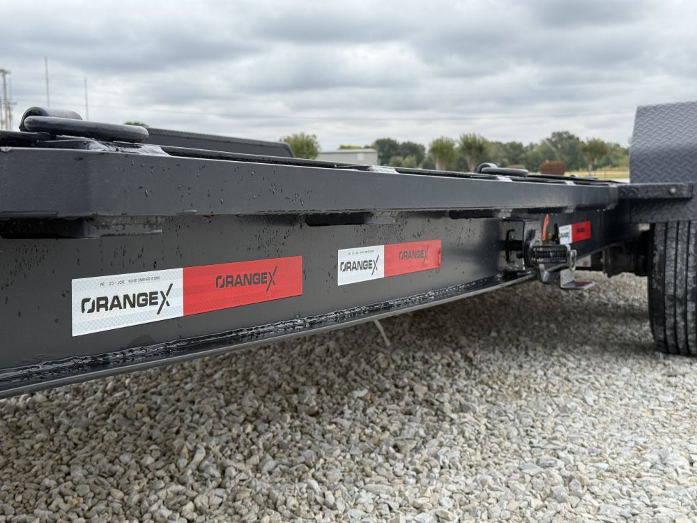 2027 RAWMAXX ORANGE X 83X24 TILT W/8K TORSION AXLES AND 14 PLYS 16K GVWR EQUIPMENT TILT TRAILER