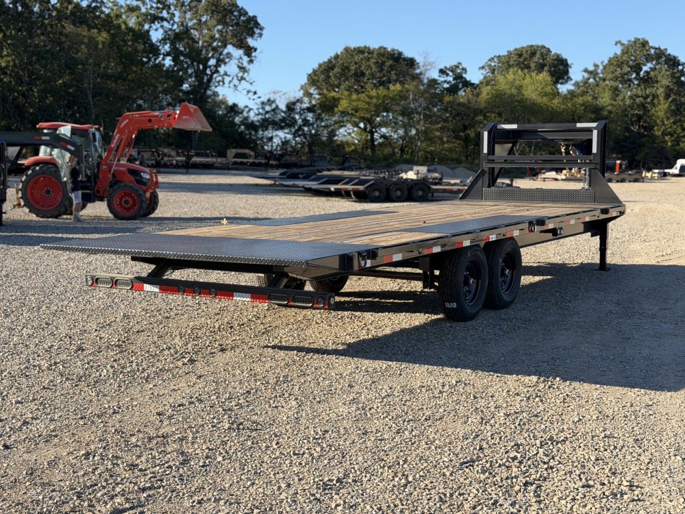 2027 102x26 GE LOAD TRAIL / TILT / WINCH PLATE / WIRELESS REMOTE / 14K GVWR / GOOSENECK TRAILER