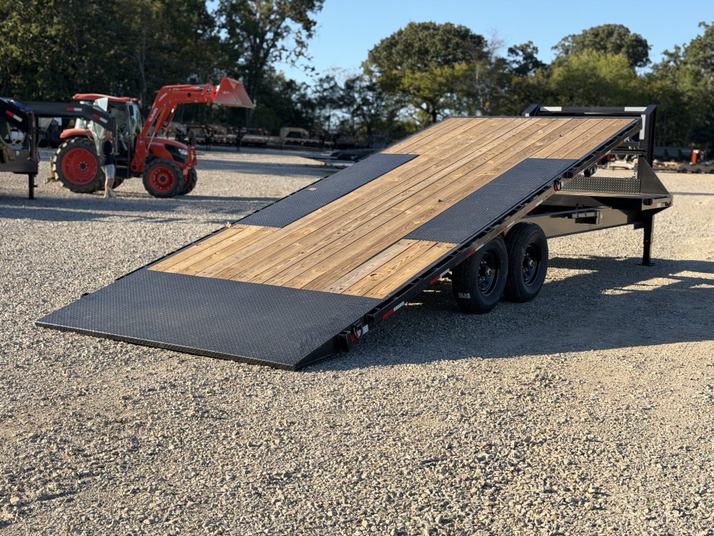 2027 102x26 GE LOAD TRAIL / TILT / WINCH PLATE / WIRELESS REMOTE / 14K GVWR / GOOSENECK TRAILER