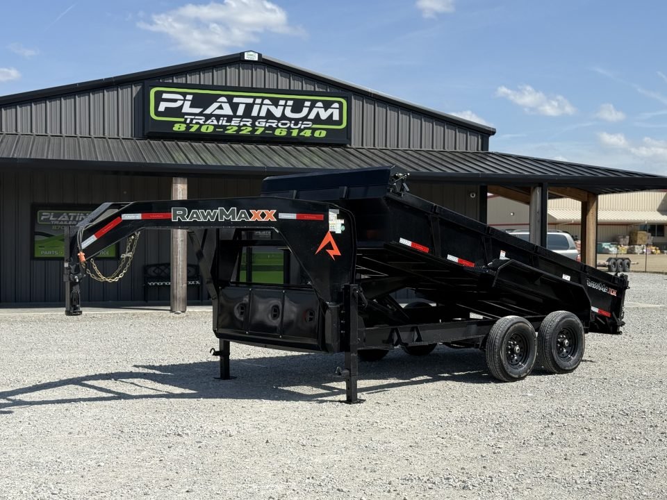 2026 RawMaxx LPX 83X14X22 GOOSENECK 14K GVWR Dump Trailer