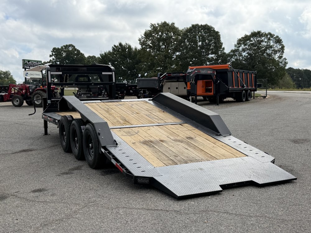 2027 RawMaxx G3X 102X24 GOOSENECK GRAVITY TILT W/RHINO LINED FENDERS 21K GVWR Tilt Trailer