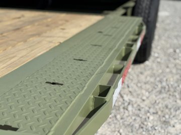 2026 RawMaxx G3X 102X26 BUMPER PULL GRAVITY TILT TRAILER W/14 PLYS AND RHINO LINED FENDERS 21K GVWR 