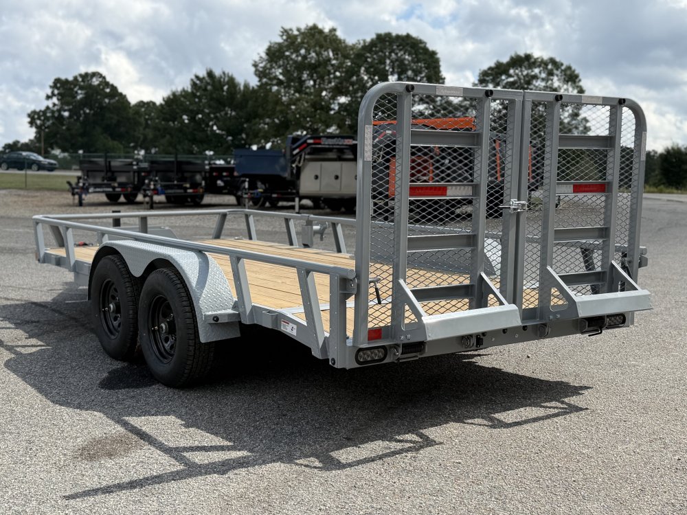 2027 RawMaxx UTX 83X16 / HD SPLIT RAMP / TOOL BOX / 10K GVWR UTILITY TRAILER