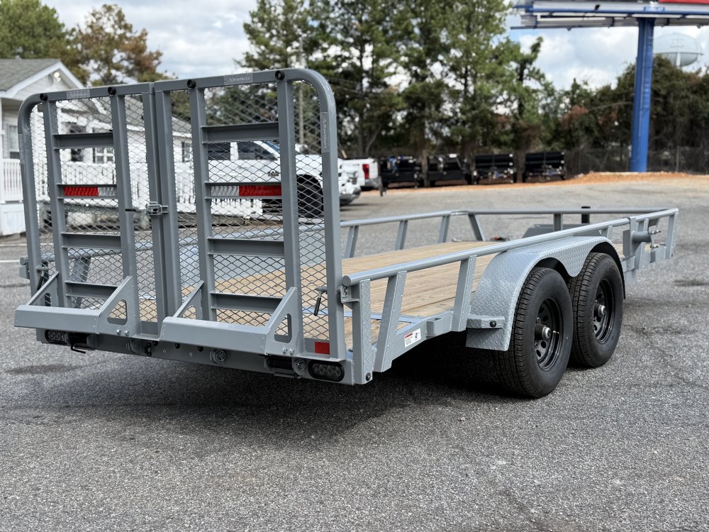 2027 RawMaxx UTX 83X16 / HD SPLIT RAMP / TOOL BOX / 10K GVWR UTILITY TRAILER