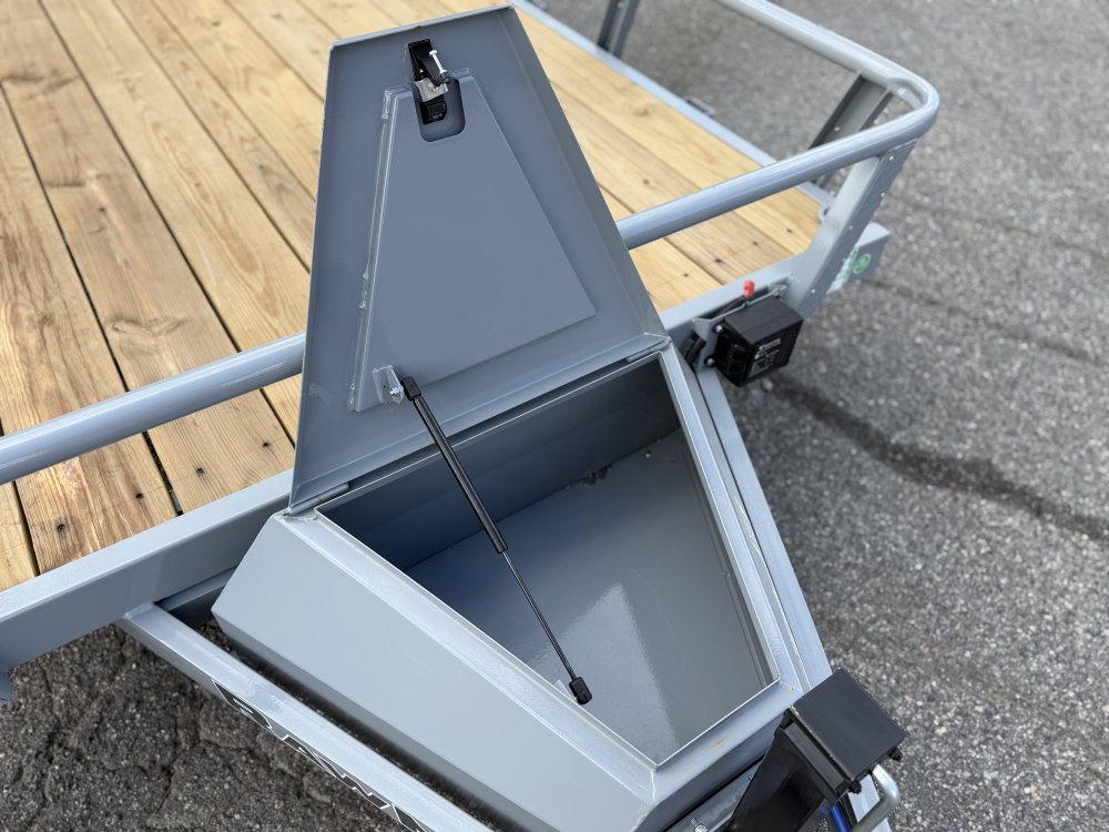 2027 RawMaxx UTX 83X16 / HD SPLIT RAMP / TOOL BOX / 10K GVWR UTILITY TRAILER