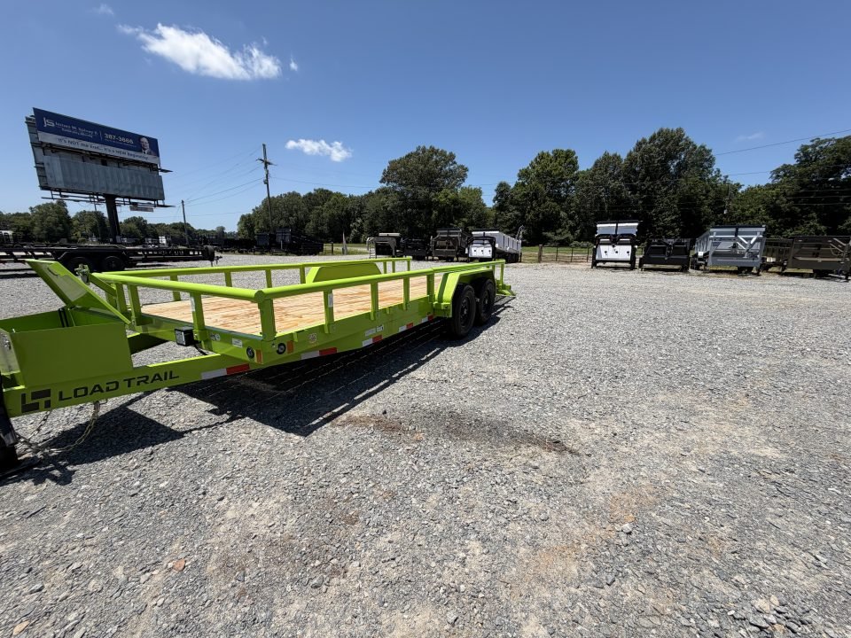 2026 Load Trail 83X18 W/ REMOVABLE PIPE TOP Car Hauler, 5' HEAVY DUTY GATE, TOOL BOX, REMOVABLE FEND