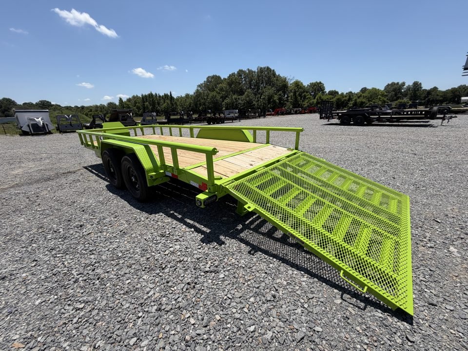 2026 Load Trail 83X18 W/ REMOVABLE PIPE TOP Car Hauler, 5' HEAVY DUTY GATE, TOOL BOX, REMOVABLE FEND