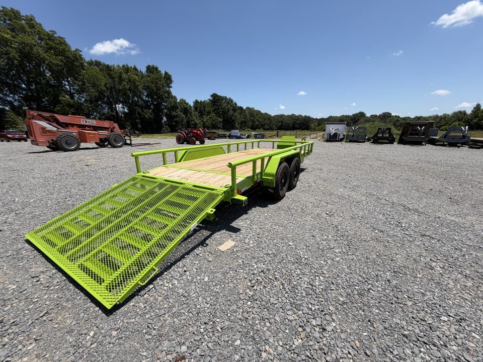 2026 Load Trail 83X18 W/ REMOVABLE PIPE TOP Car Hauler, 5' HEAVY DUTY GATE, TOOL BOX, REMOVABLE FEND