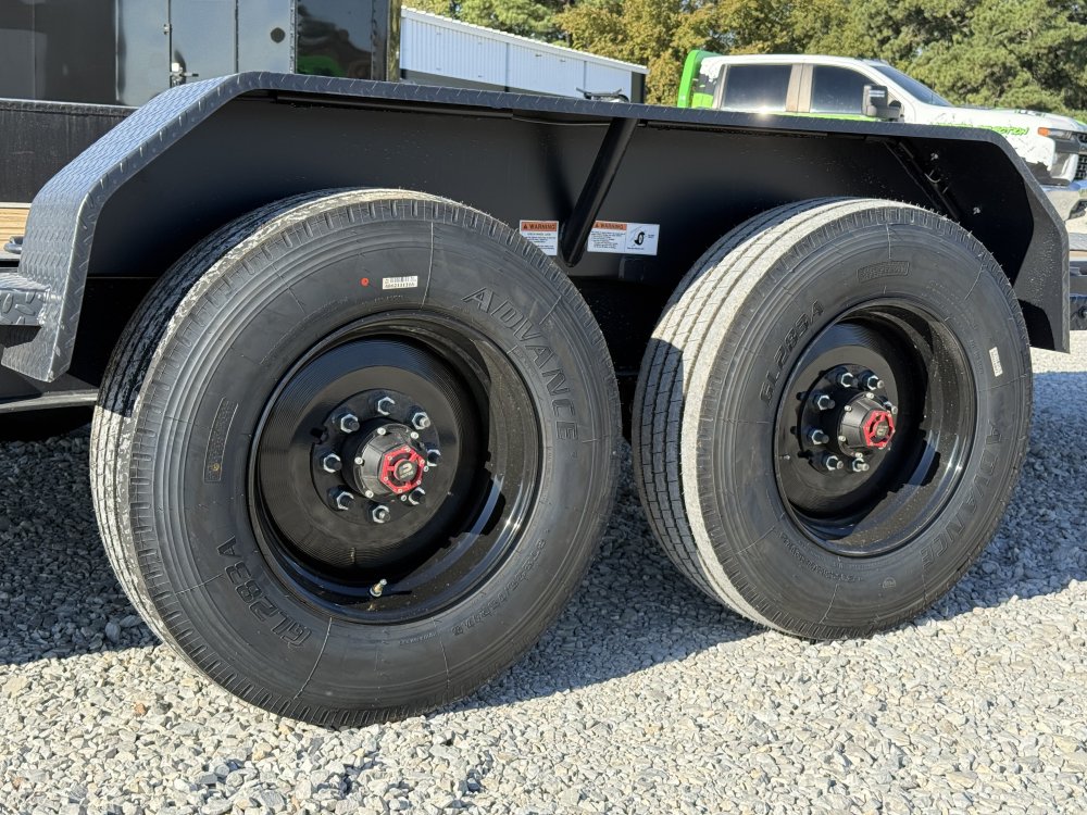 2027 RAWMAXX ORANGE X 83X24 TILT W/SUPER SINGLE 10K TORSION AXLES, 17.5 WHEELS, AND 18 PLYS 20K GVWR
