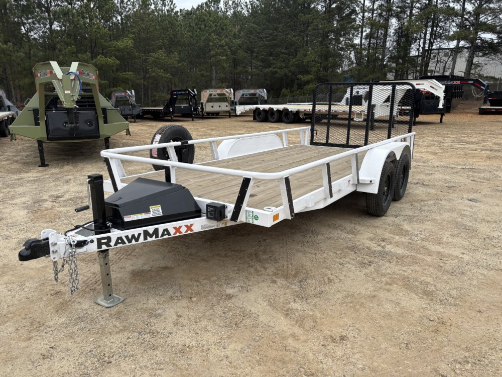2026 RawMaxx UTX 77X16 7K GVWR W/ TOOL BOX Utility Trailer