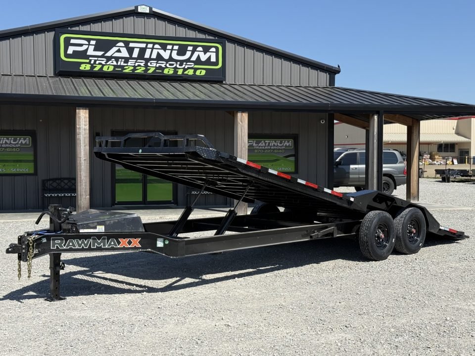 2026 RawMaxx FYH 102X24 POWER FULL TILT W/DRIVE OVER FENDERS, 14 PLY TIRES, WIRELESS REMOTE, AND TOR