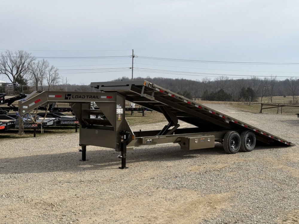 2026 Load Trail GE 102X28 Tilt Trailer / 14 PLY TIRES / FULL TILT / WINCH PLATE / TUFF WIRELESS REMO