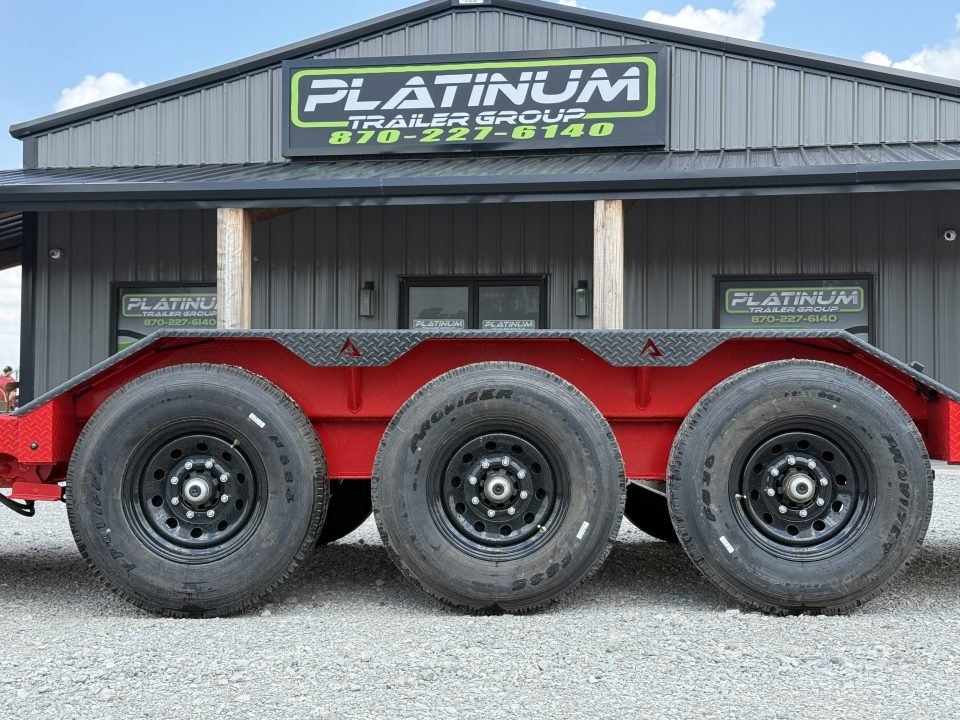 2026 RawMaxx G3X TILT 102X24 W/14 PLY TIRES AND RHINO LINED FENDERS 21K GVWR Tilt Trailer