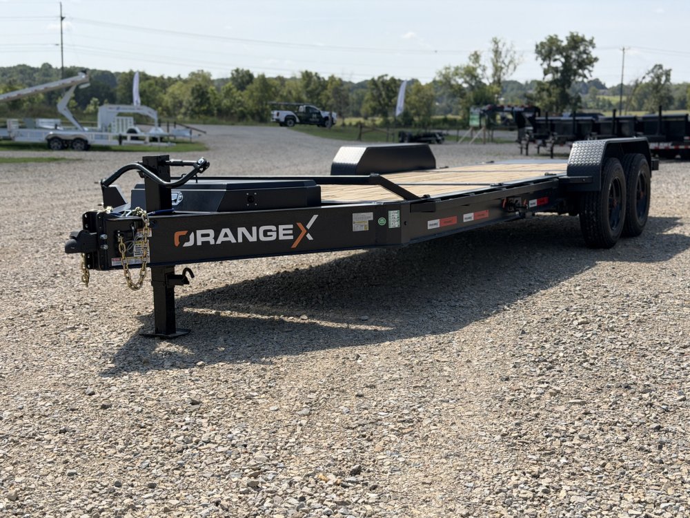 83X22 ORANGE X BY RAWMAXX / TILT / TOOLBOX / 18 PLY / I-BEAM FRAME / 20K GVWR /
