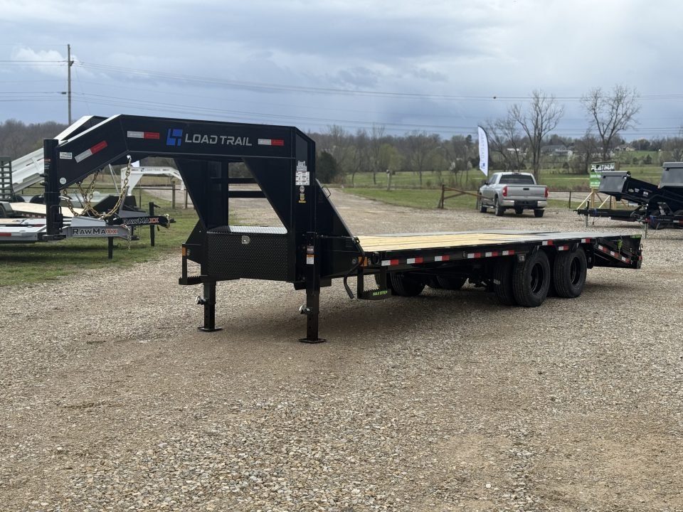 2026 Load Trail GP 102X25 Flatbed Trailer / 14 PLY TIRES / MAX RAMPS / WINCH PLATE / 25.9K GVWR