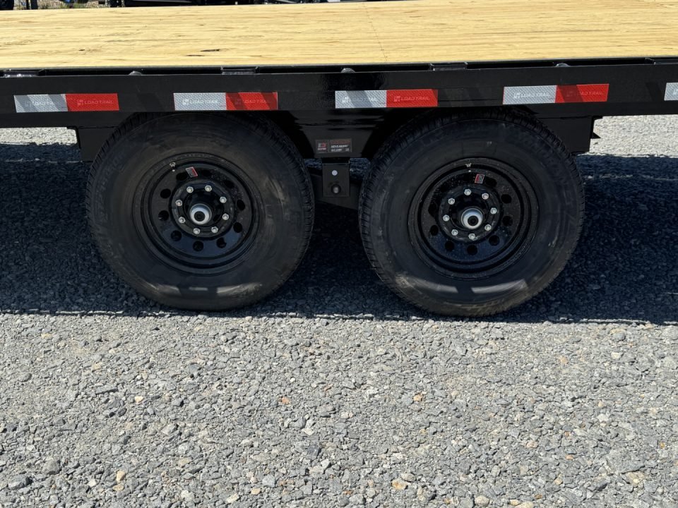 2026 Load Trail 102X24 DK Deckover Trailer W/ PULL OUT RAMPS, 10 PLY TIRES, TOOL BOX, AND MAX STEPS