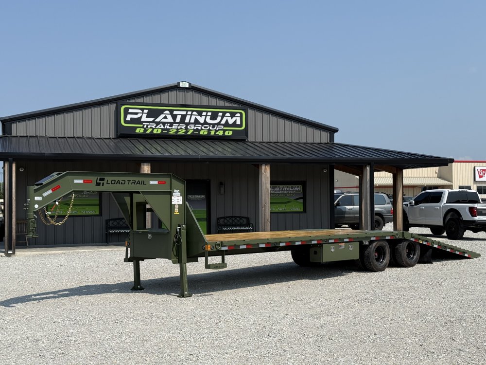 2027 Load Trail GL 102X32 GOOSENECK HYDRAULIC DOVETAIL W/12' CLEATED DOVE, 14 PLYS, HYDRAULIC JACKS,