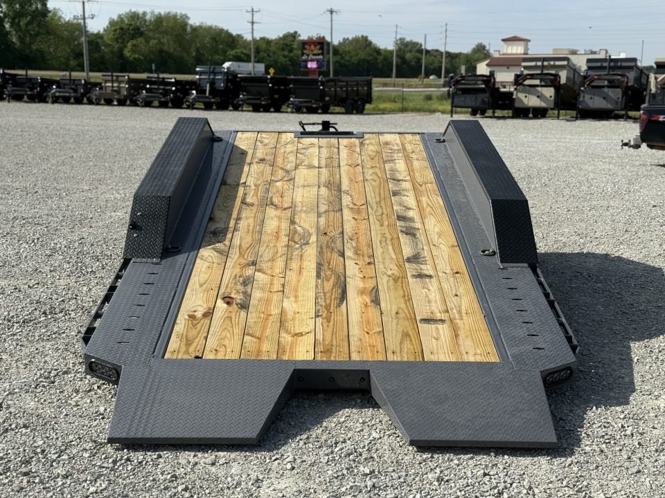 2026 RawMaxx G3X TILT 102X24 W/14 PLY TIRES AND RHINO LINED FENDERS 21K GVWR Tilt Trailer