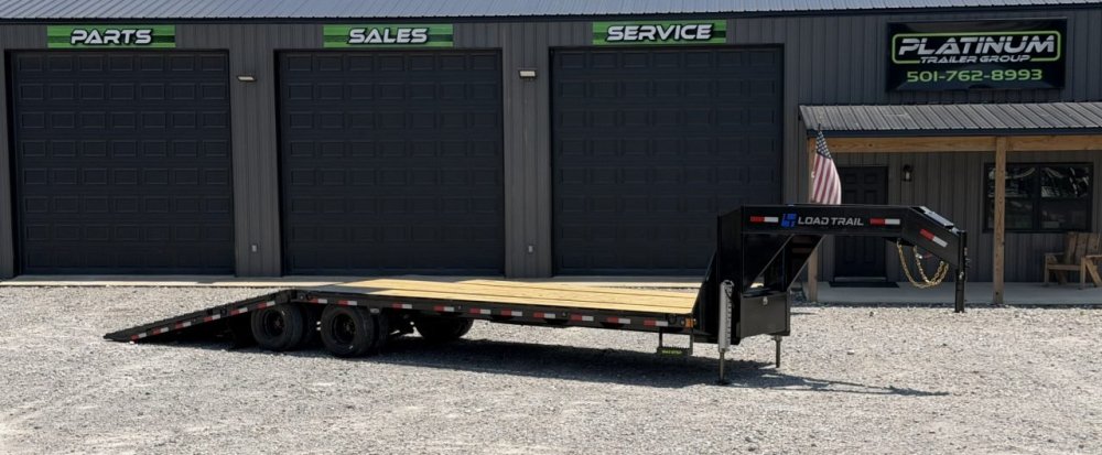 2027 Load Trail GL 102X32 25.9K 12' HYDRUALIC DOVETAIL 14PLY TIRES 4 BUTTON WIRELESS Flatbed Trailer