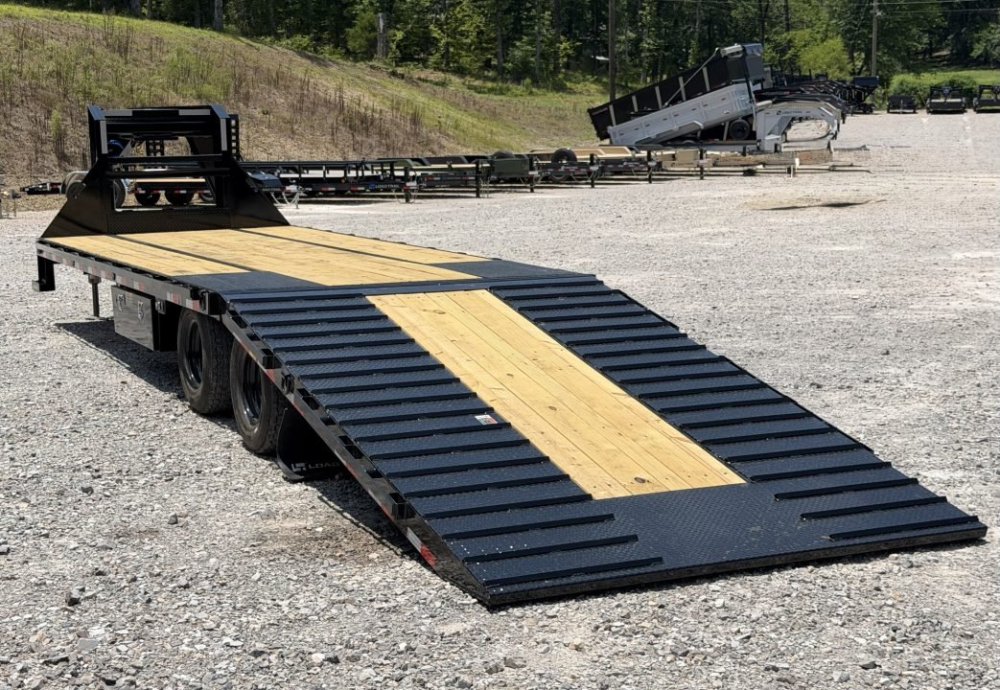 2027 Load Trail GL 102X32 25.9K 12' HYDRUALIC DOVETAIL 14PLY TIRES 4 BUTTON WIRELESS Flatbed Trailer