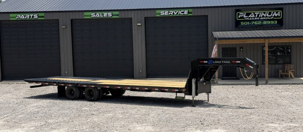 2027 Load Trail GL 102X32 25.9K 12' HYDRUALIC DOVETAIL 14PLY TIRES 4 BUTTON WIRELESS Flatbed Trailer