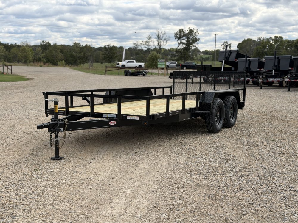 2027 77X16 UT MEB / 30" GATE / 6.9K GVWR / BRAKE AXLE / UTILITY TRAILER