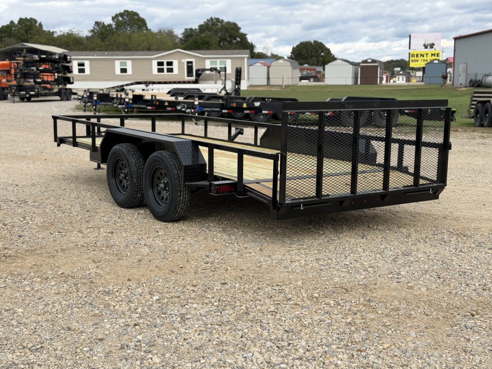 2027 77X16 UT MEB / 30" GATE / 6.9K GVWR / BRAKE AXLE / UTILITY TRAILER