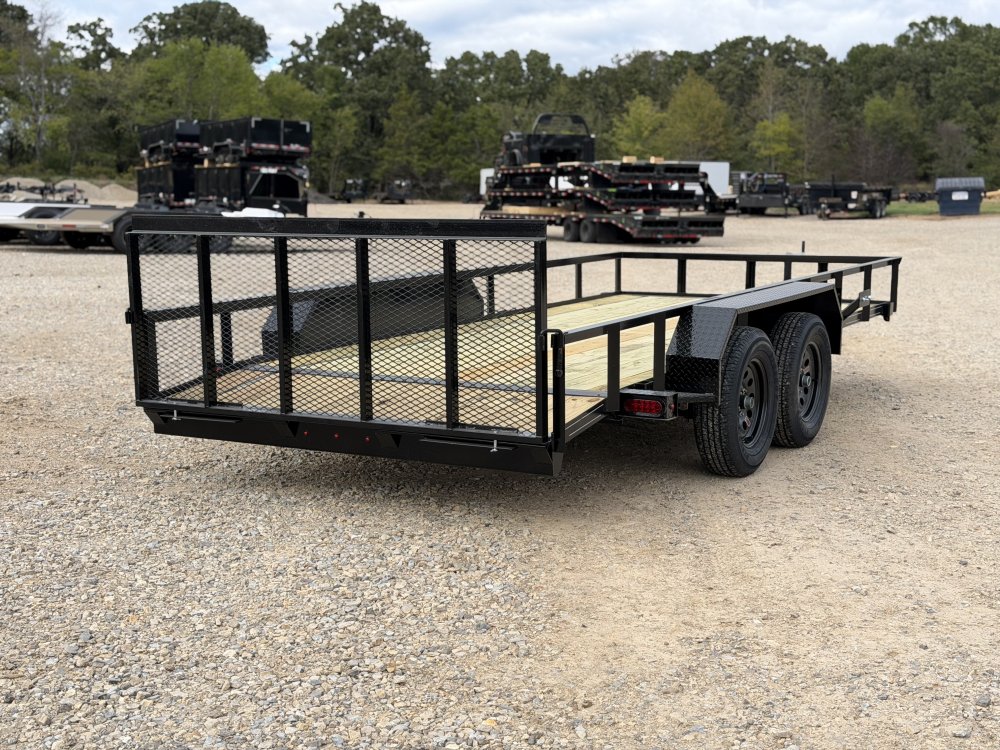 2027 77X16 UT MEB / 30" GATE / 6.9K GVWR / BRAKE AXLE / UTILITY TRAILER