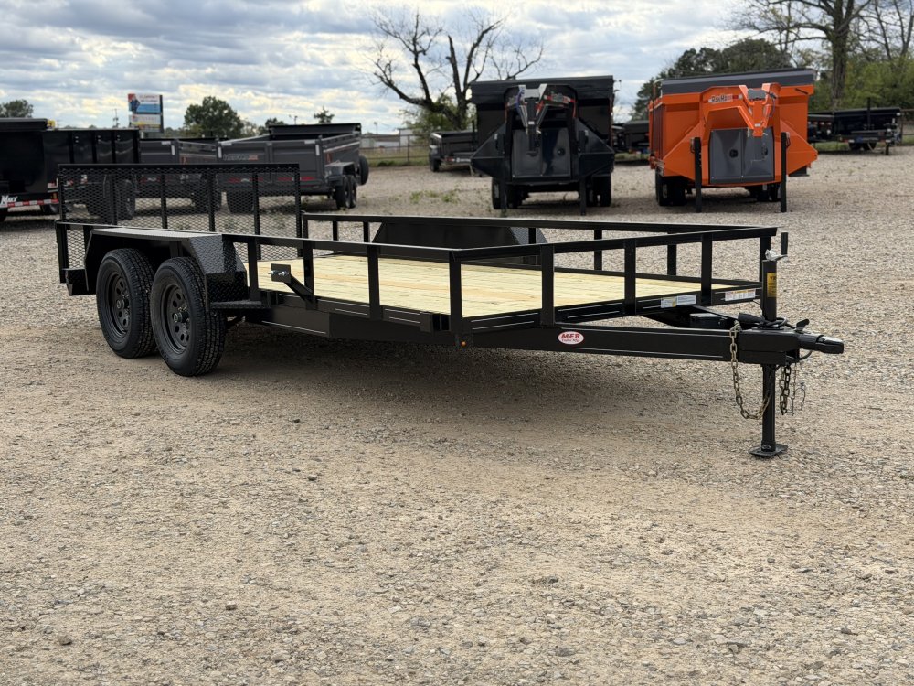 2027 77X16 UT MEB / 30" GATE / 6.9K GVWR / BRAKE AXLE / UTILITY TRAILER
