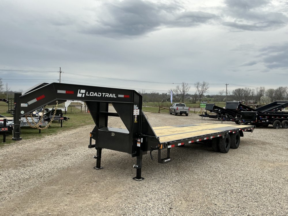 2026 Load Trail GP 102X28 Flatbed Trailer / 14 PLY TIRES / STRAIGHT DECK / RAMPS / WINCH PLATE / 24K